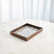 Global Views Eggshell Tray Antique Gold Leaf