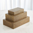 Global Views Brass Lames Boxes and Trays Aged