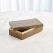 Global Views Brass Lames Boxes and Trays Aged
