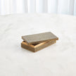 Global Views Brass Lames Boxes and Trays Aged