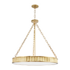 Hudson Valley Lighting Middlebury 8 Light 30 inch Aged Brass Pendant Ceiling Light