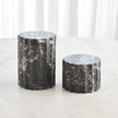 Global Views Ionic Jars and Trays Golden Portoro