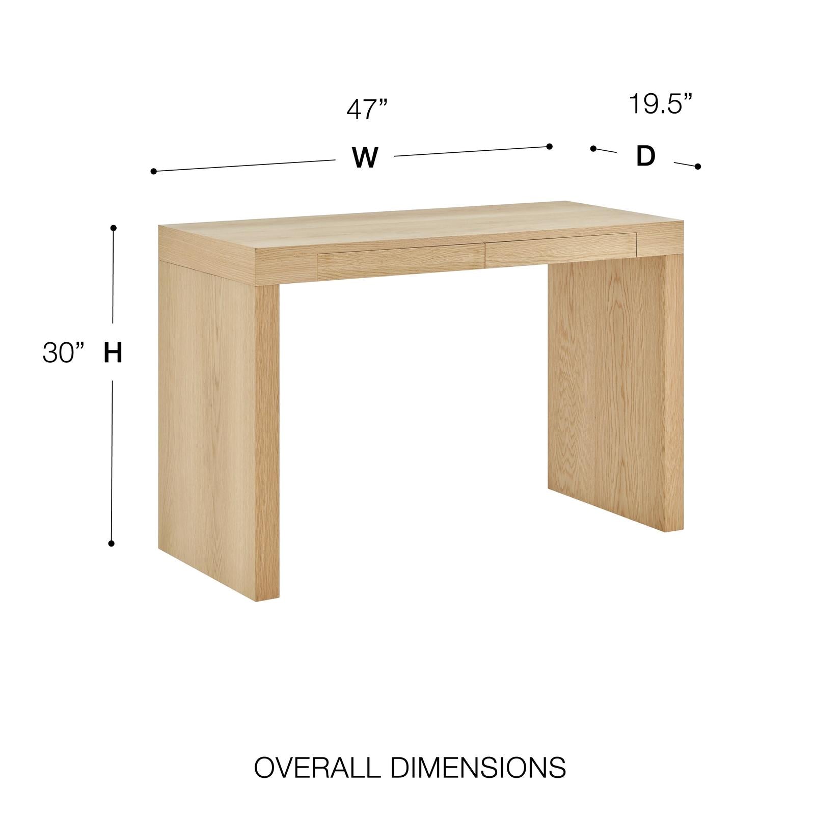 Euro Style Donald Desk 20x47
