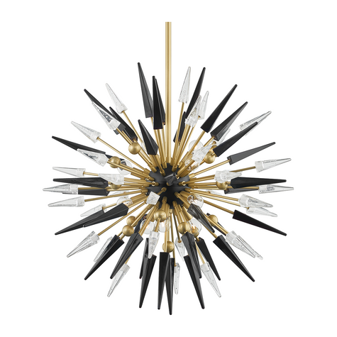 Hudson Valley Lighting Sparta 12 Light 32 inches Chandelier Ceiling Light