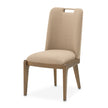 Michael Amini Portrait Dining Side Chair - Toffee/Sienna Brown