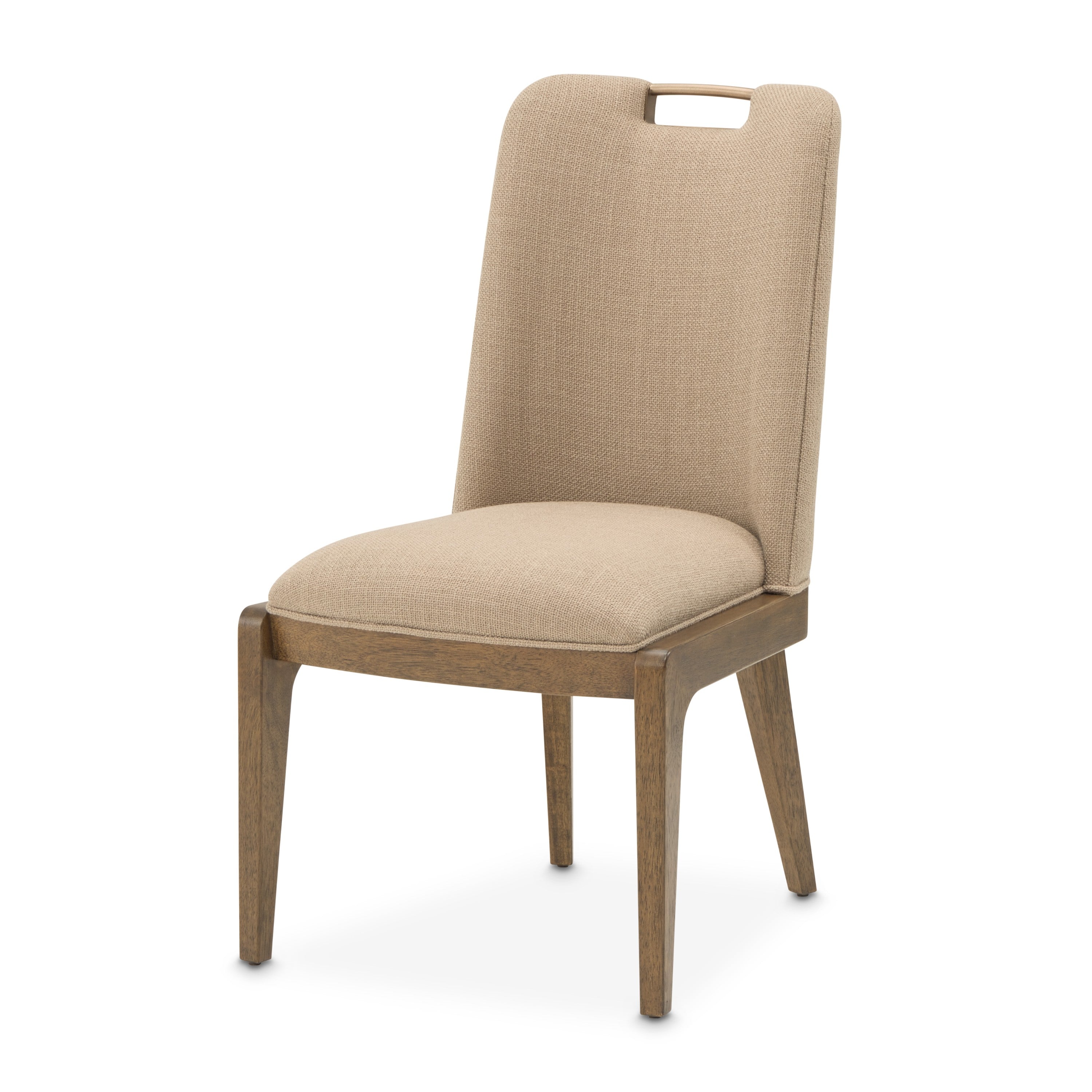 Michael Amini Portrait Dining Side Chair - Toffee/Sienna Brown