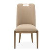 Michael Amini Portrait Dining Side Chair - Toffee/Sienna Brown
