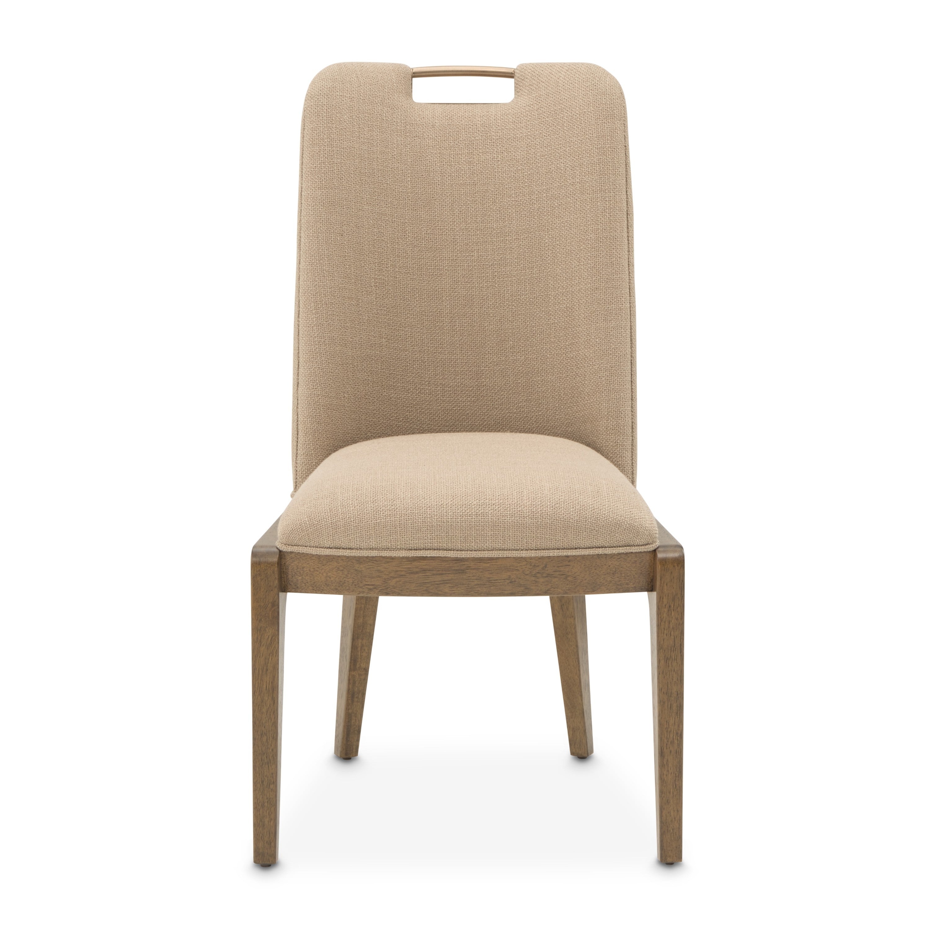 Michael Amini Portrait Dining Side Chair - Toffee/Sienna Brown