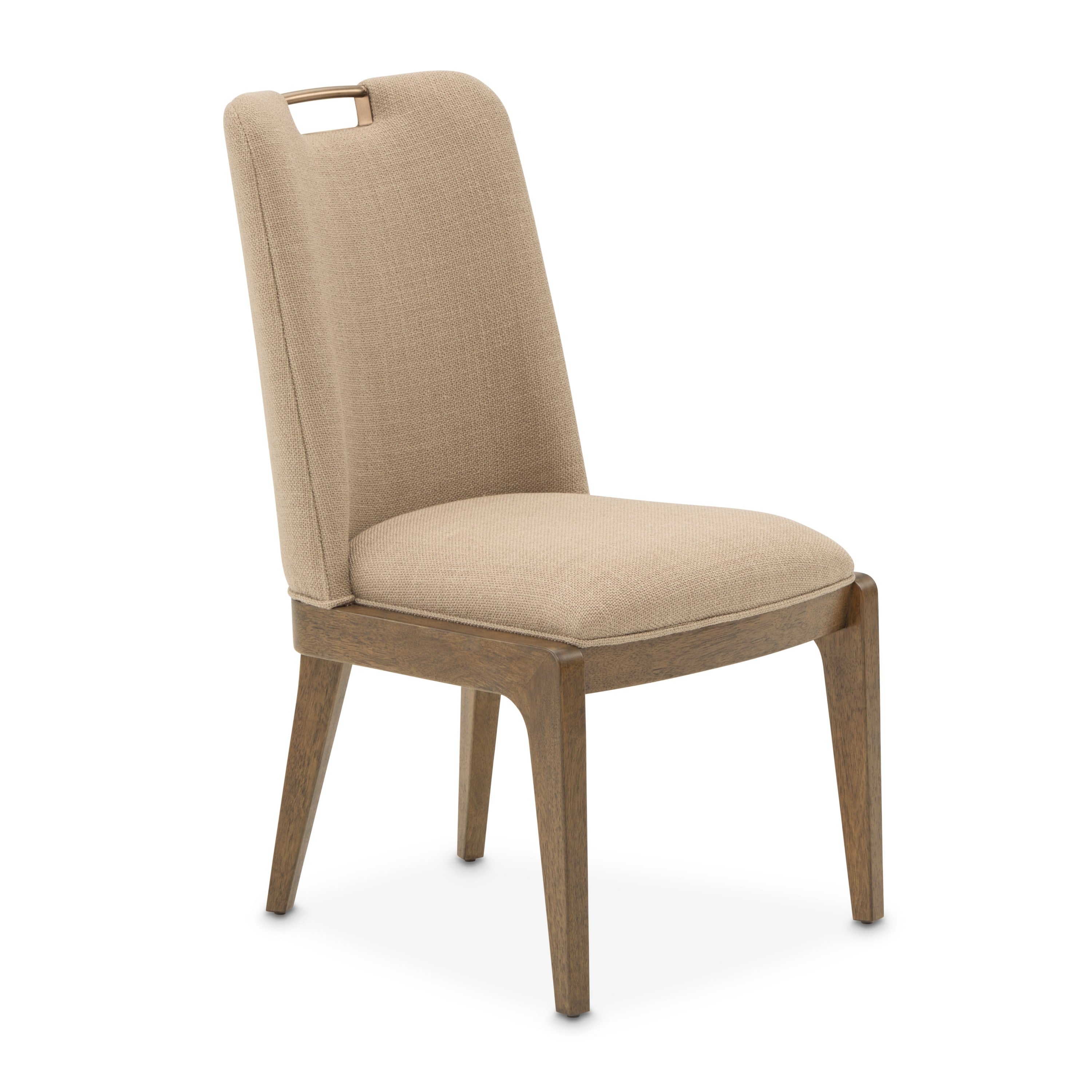 Michael Amini Portrait Dining Side Chair - Toffee/Sienna Brown