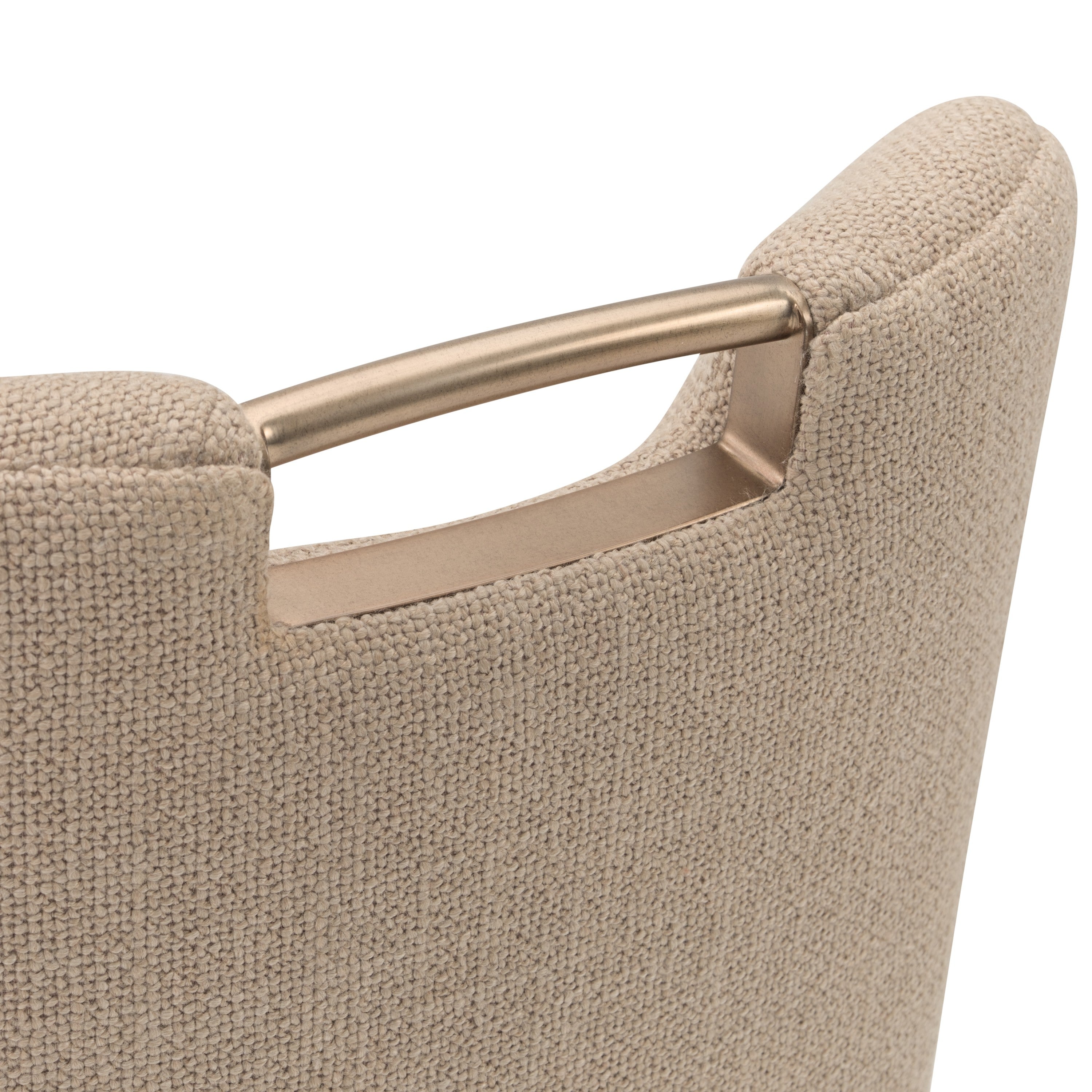 Michael Amini Portrait Dining Side Chair - Toffee/Sienna Brown