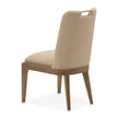 Michael Amini Portrait Dining Side Chair - Toffee/Sienna Brown