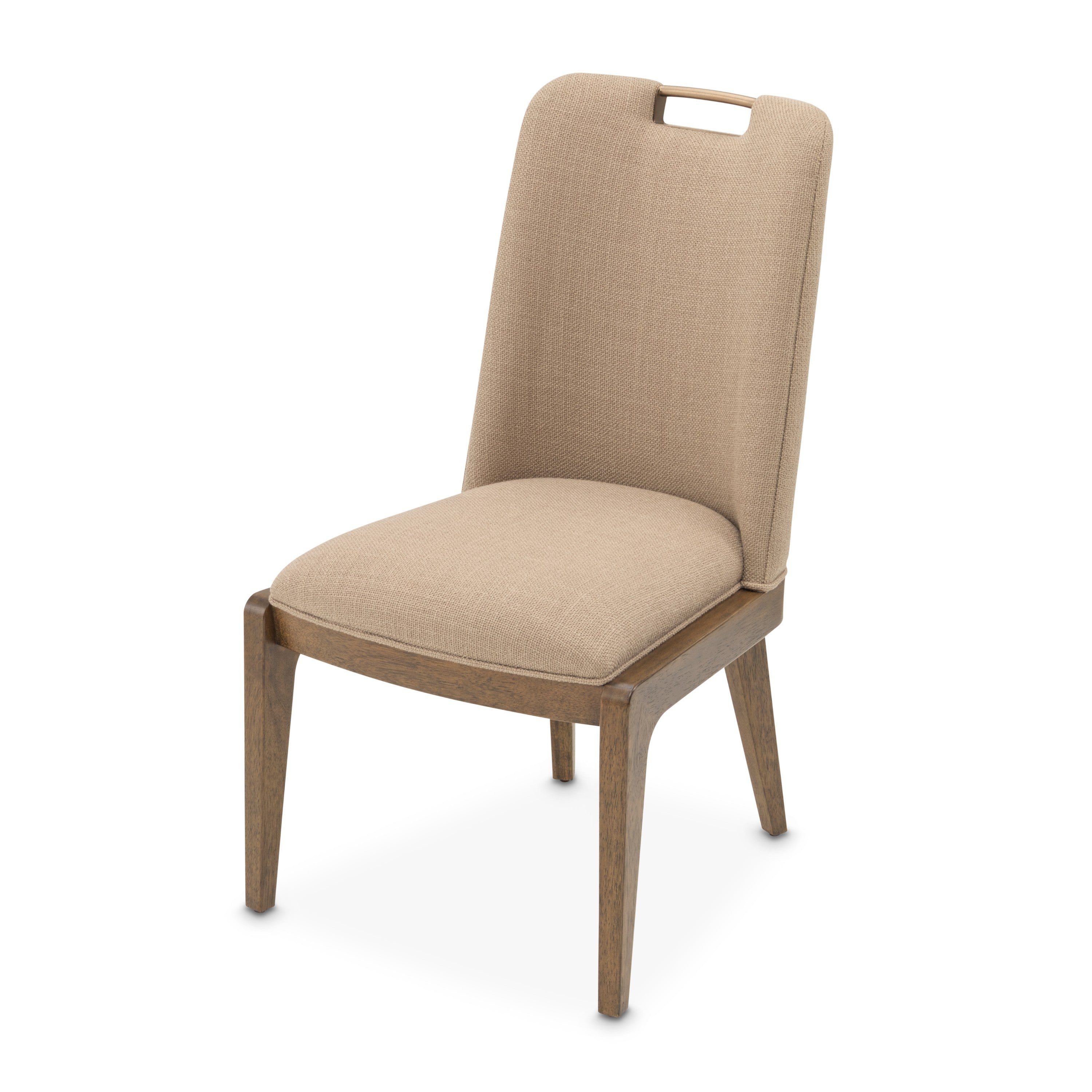 Michael Amini Portrait Dining Side Chair - Toffee/Sienna Brown