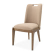 Michael Amini Portrait Dining Side Chair - Toffee/Sienna Brown