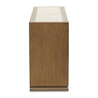 Michael Amini Portrait Sideboard with LED Lights - Sienna Brown