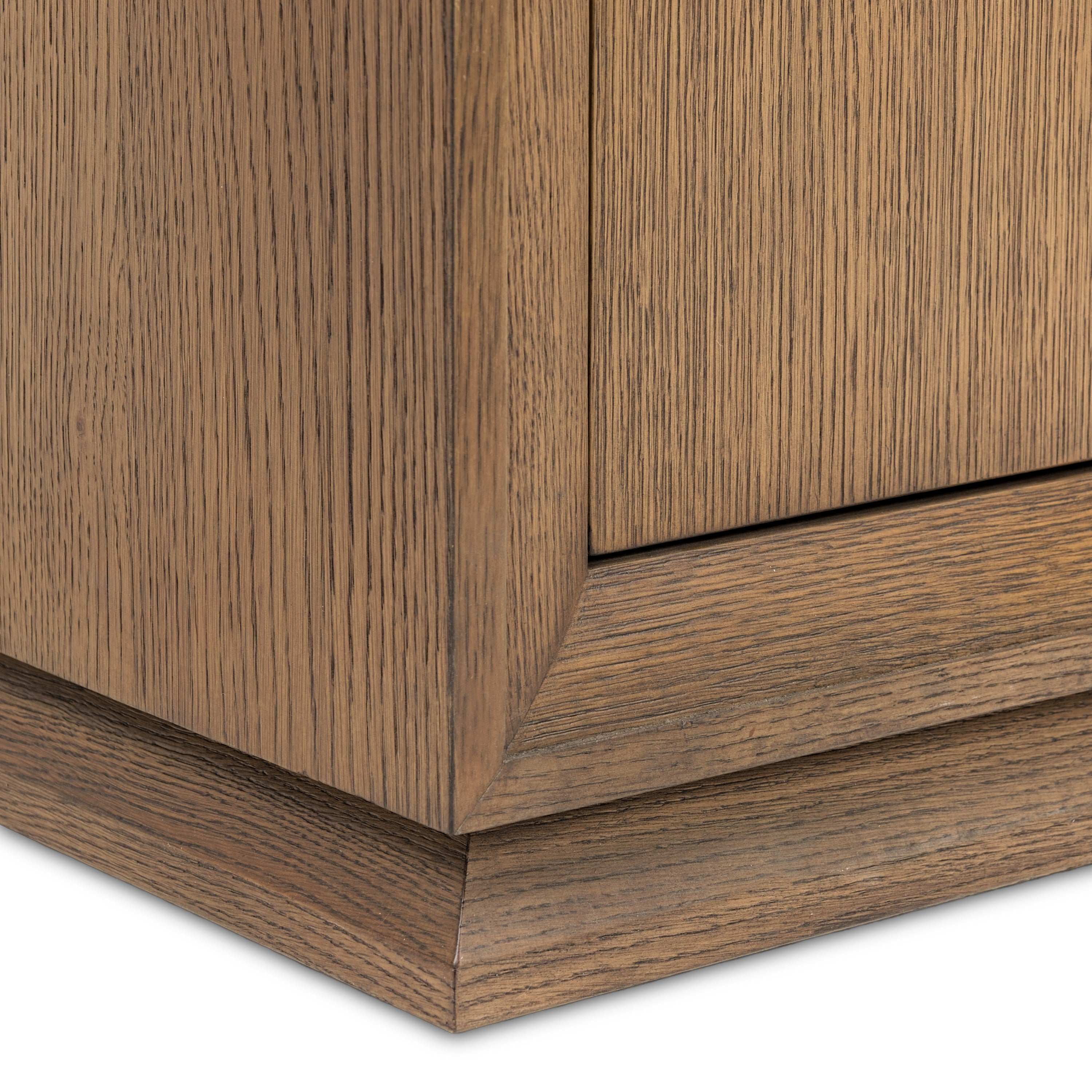 Michael Amini Portrait Sideboard with LED Lights - Sienna Brown