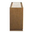 Michael Amini Portrait Dresser with LED Lights - Sienna Brown