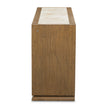 Michael Amini Portrait Dresser with LED Lights - Sienna Brown