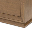 Michael Amini Portrait Dresser with LED Lights - Sienna Brown