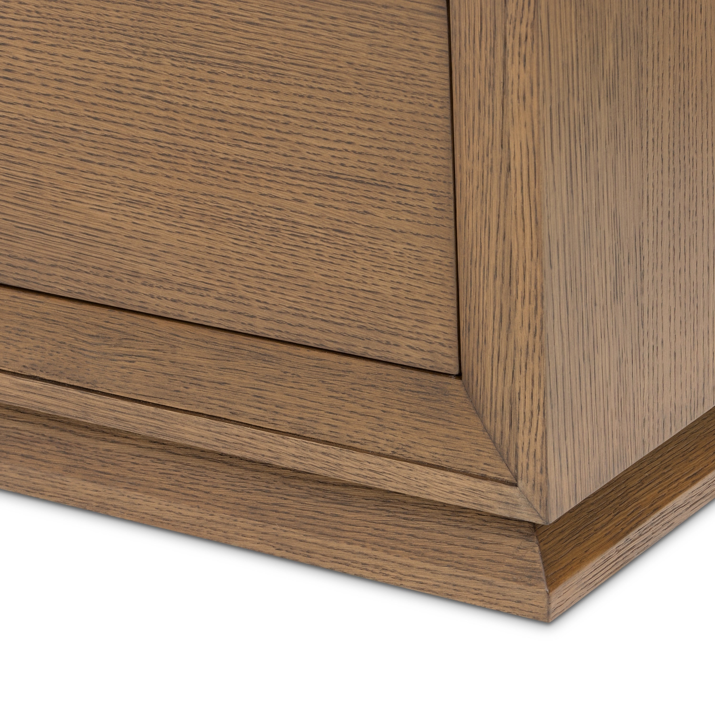 Michael Amini Portrait Dresser with LED Lights - Sienna Brown