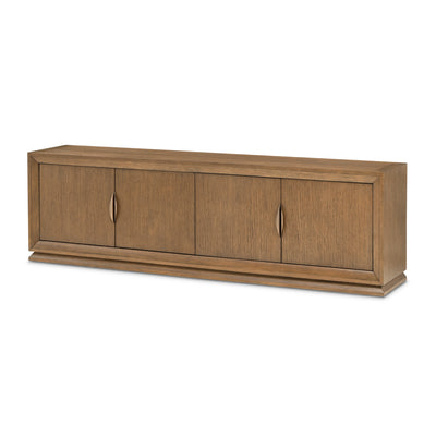Michael Amini Portrait TV Console - Sienna Brown
