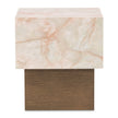 Michael Amini Portrait End Table - Sienna Brown