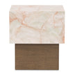 Michael Amini Portrait End Table - Sienna Brown