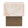 Michael Amini Portrait End Table - Sienna Brown