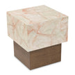 Michael Amini Portrait End Table - Sienna Brown