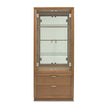 Michael Amini Portrait Display Cabinet - Sienna Brown