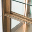 Michael Amini Portrait Display Cabinet - Sienna Brown