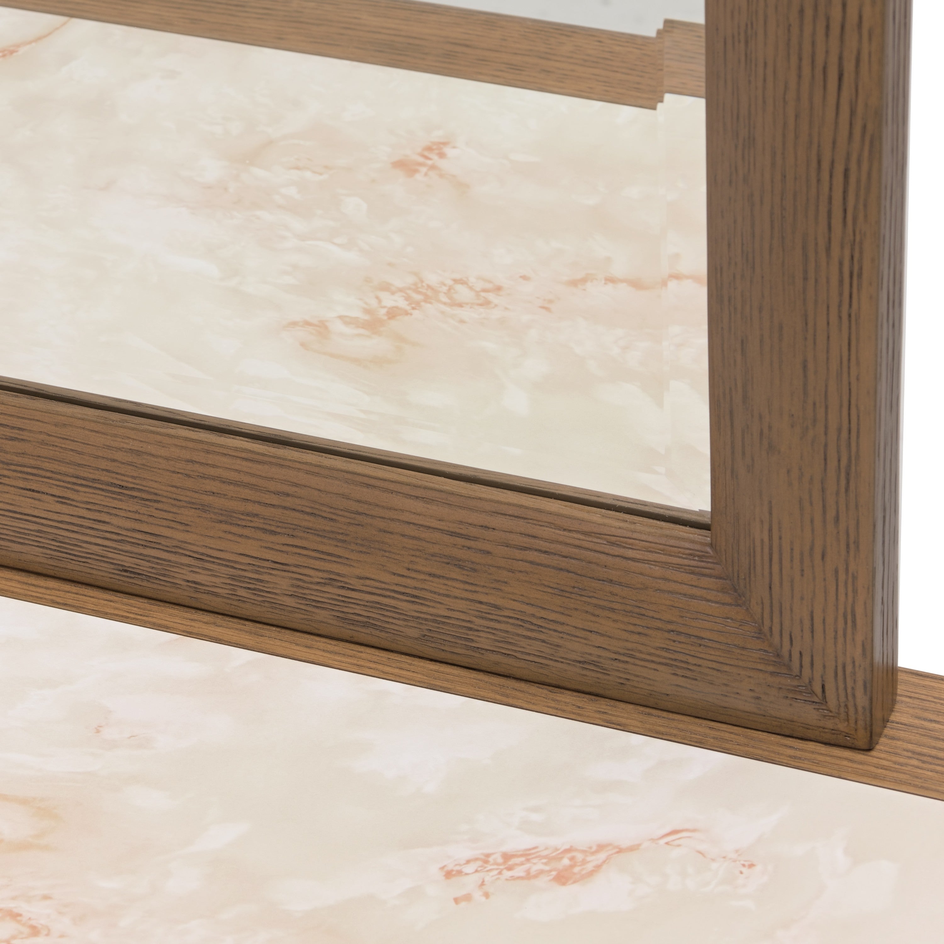 Michael Amini Portrait Mirror - Sienna Brown
