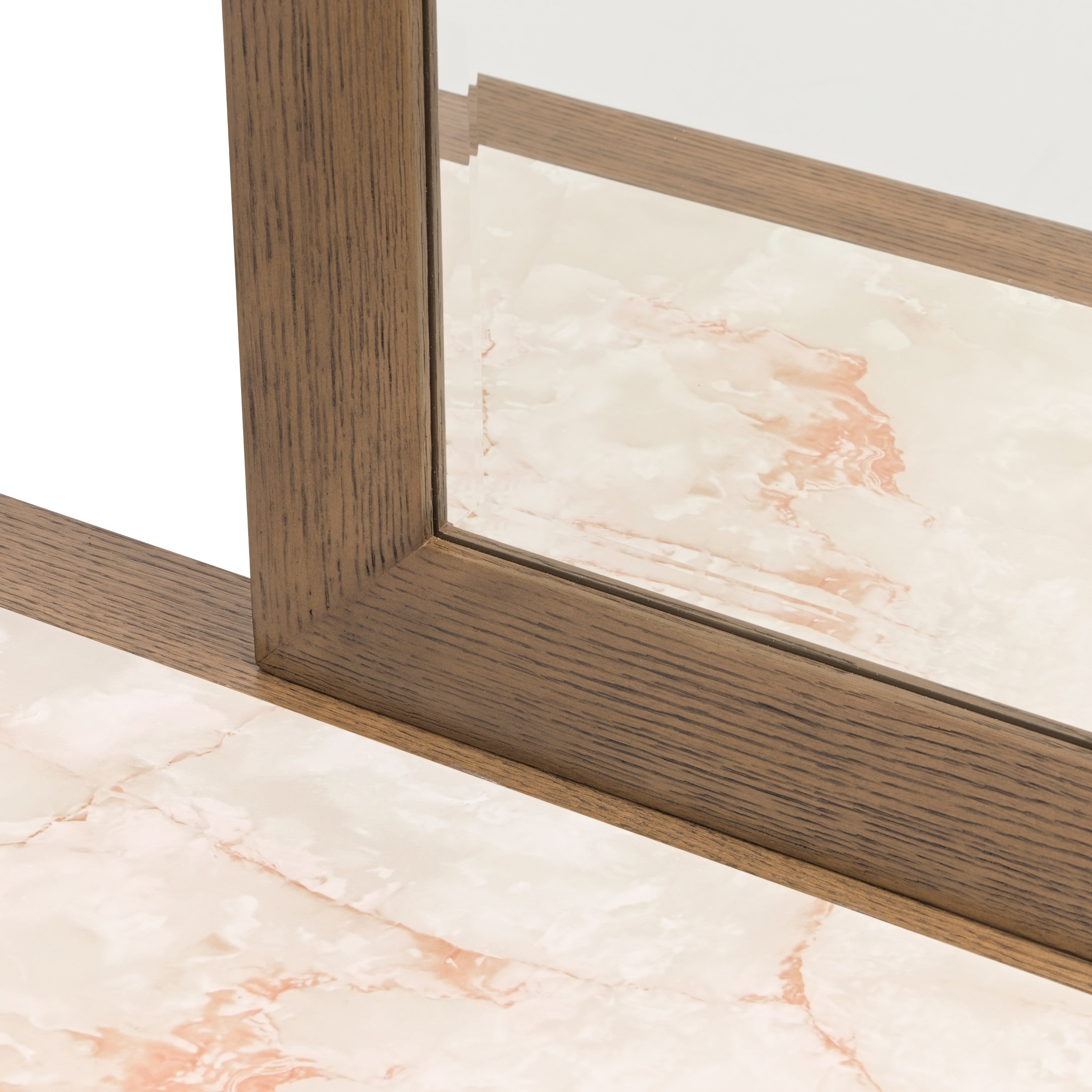 Michael Amini Portrait Mirror - Sienna Brown