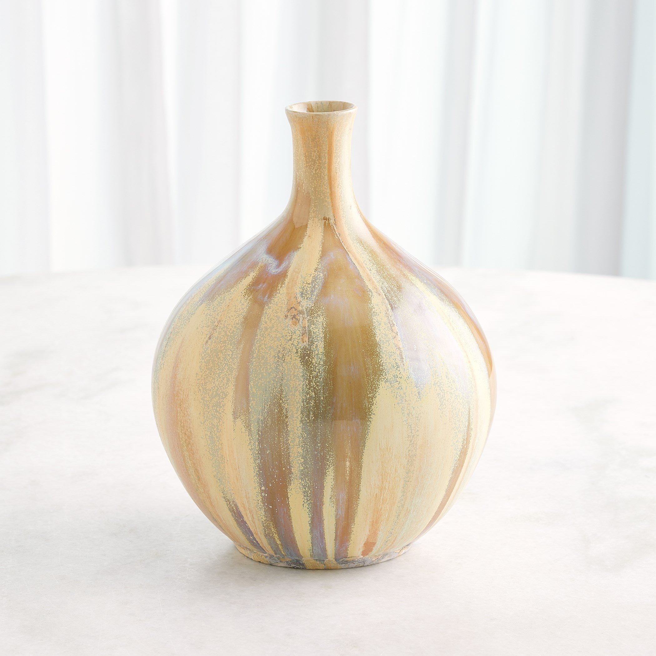 Global Views Reactive Tan Magma Bottle