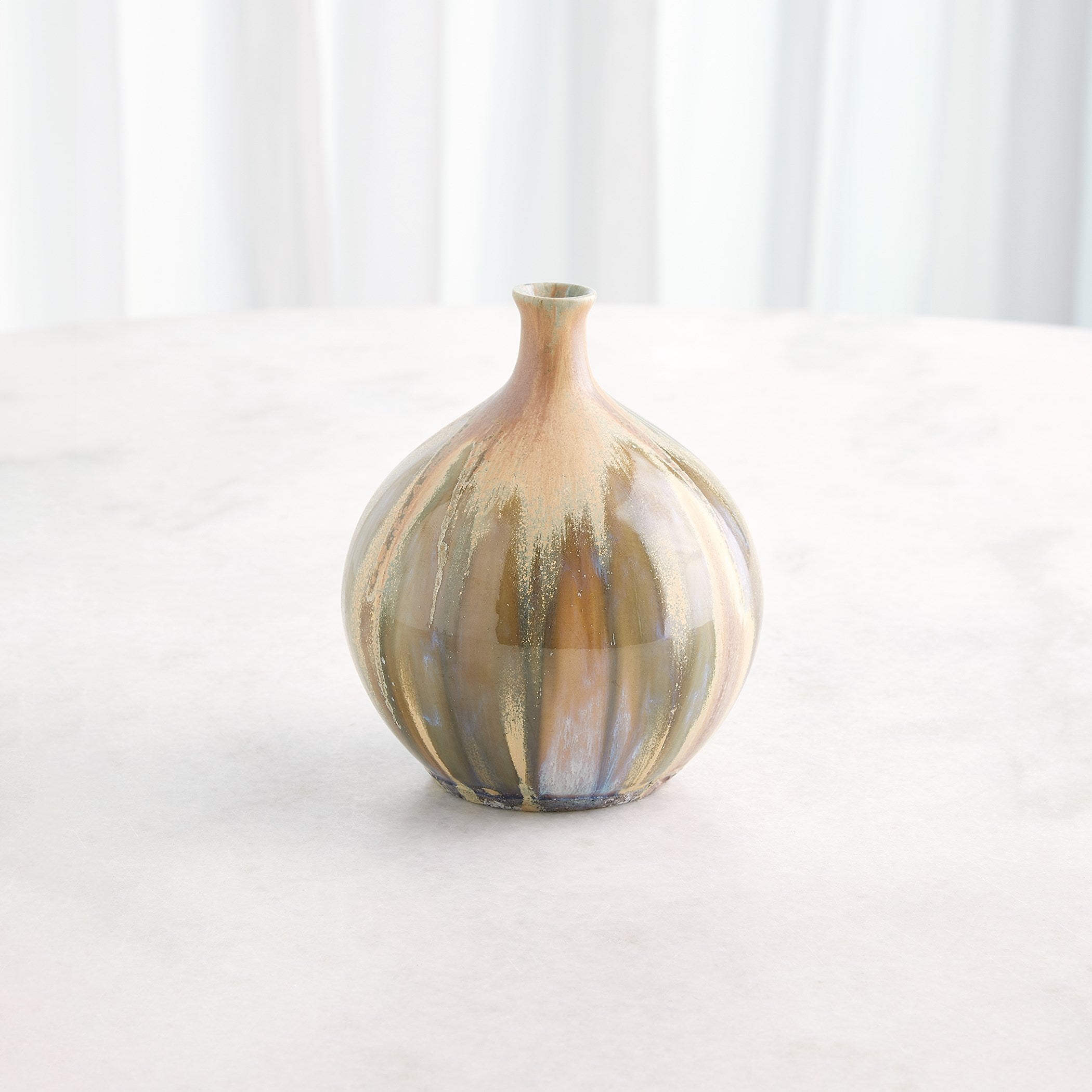 Global Views Reactive Tan Magma Bottle