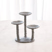 Global Views Natural Iron Forest Blossom Candle Holder