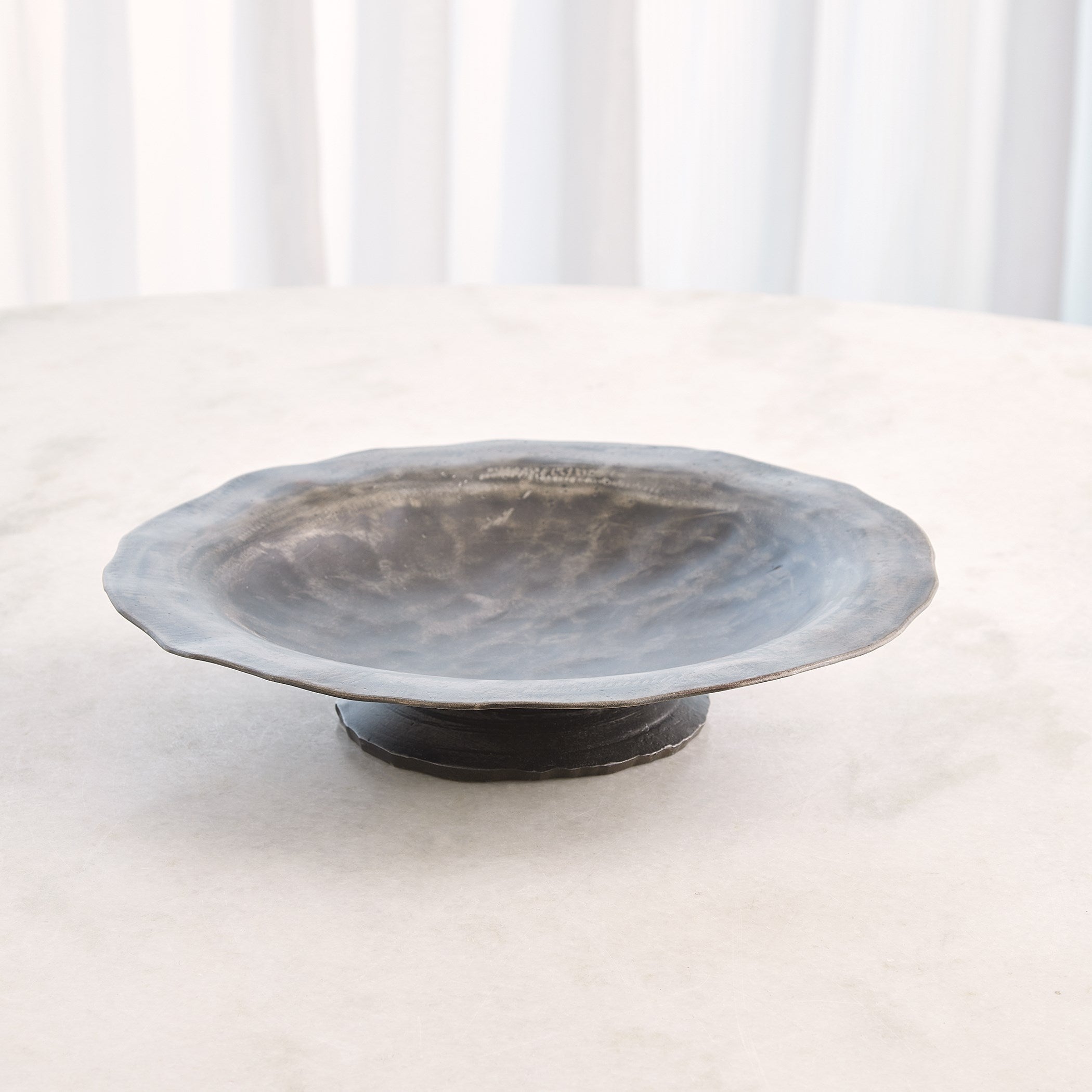 Global Views Natural Iron Forest Blossom Bowl