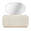 Michael Amini La Rachelle Sideboard and Mirror - Champagne