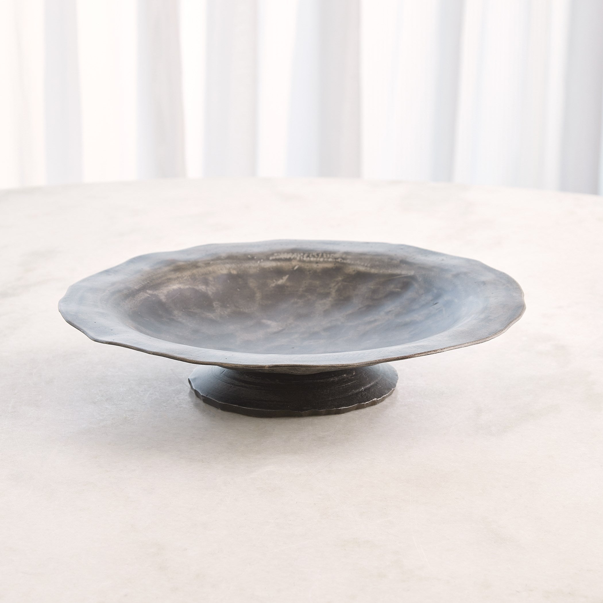 Global Views Natural Iron Forest Blossom Bowl
