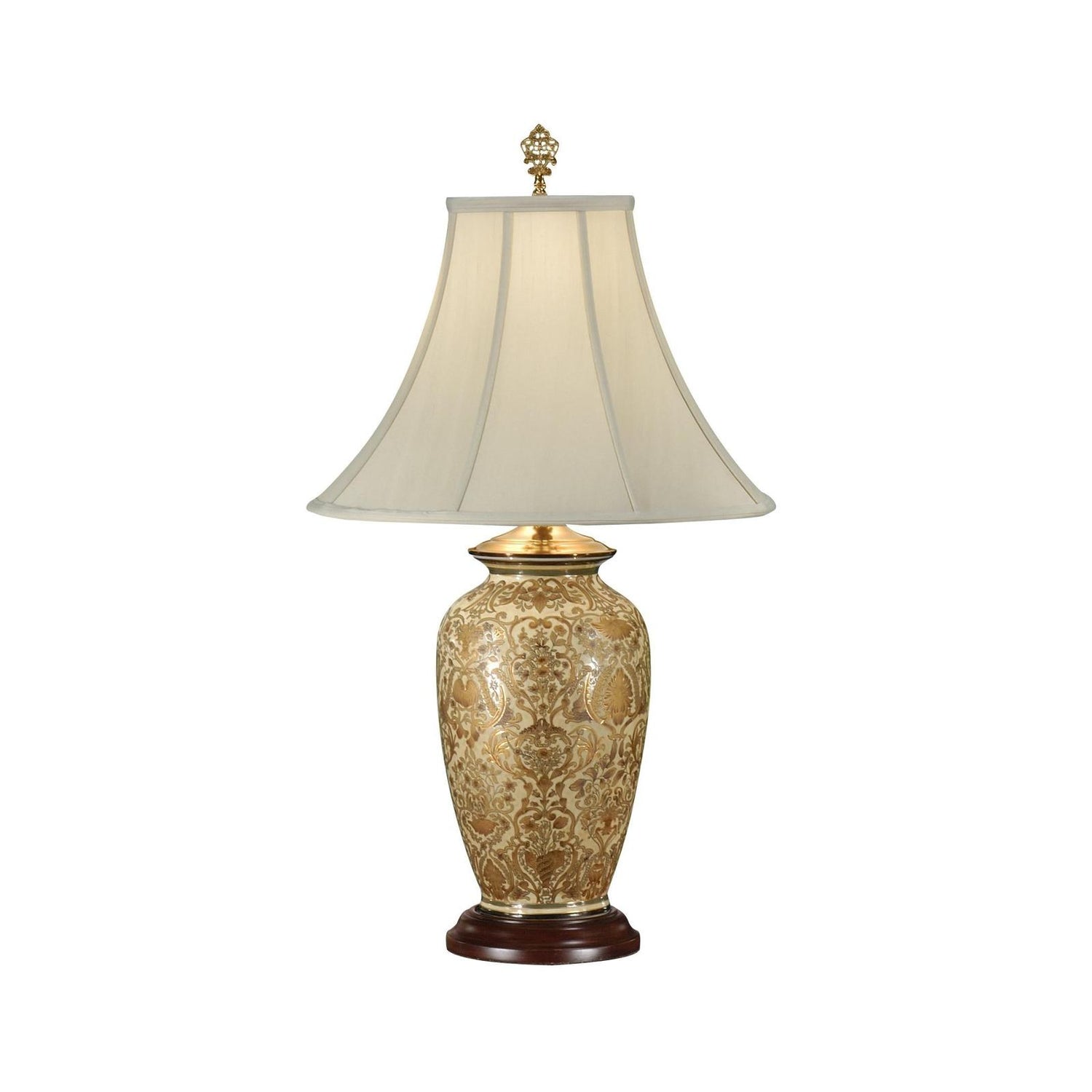 Wildwood Gold Damask Lamp