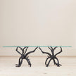 Global Views Monterey Rectangle Dining Table Natural Iron