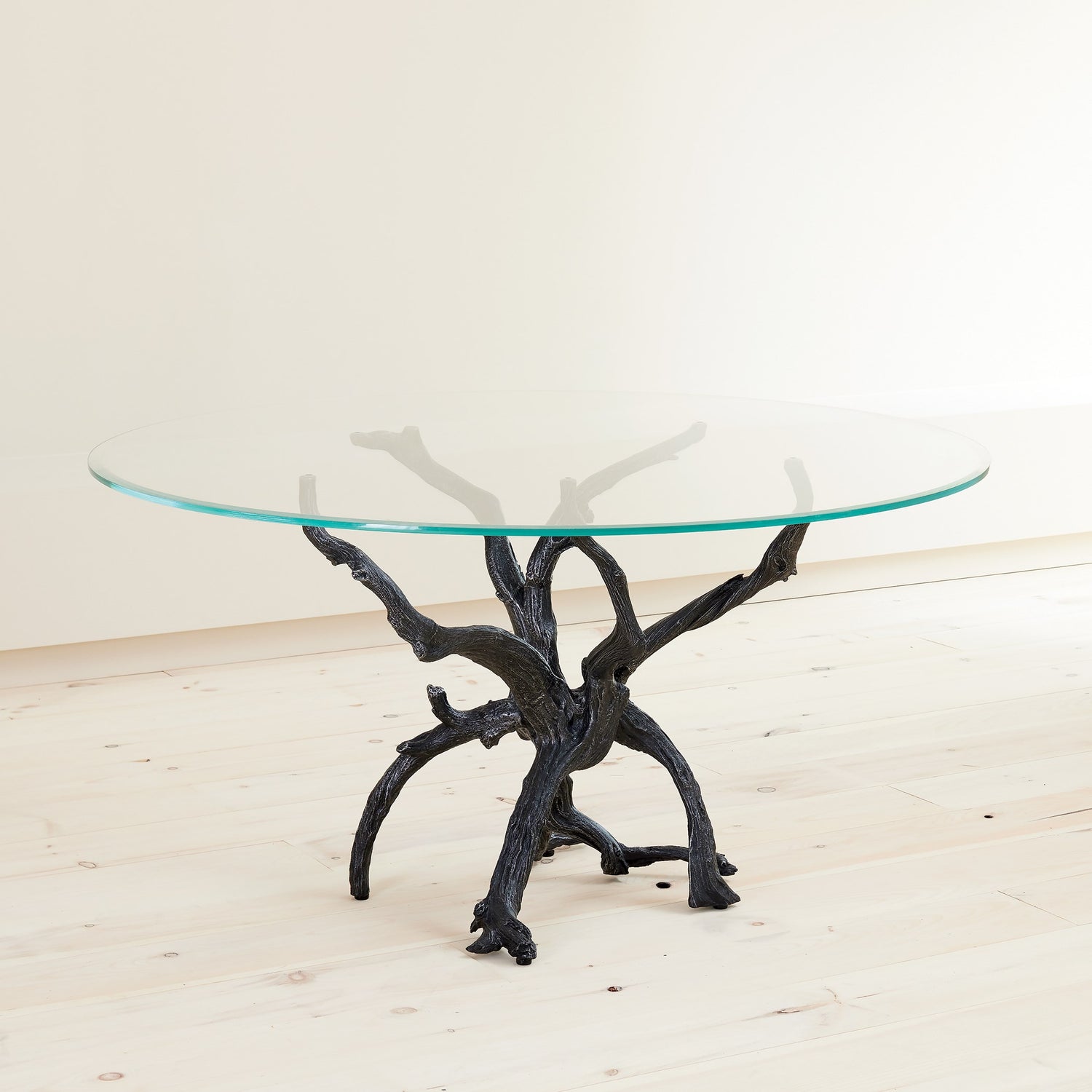 Global Views Monterey Dining Table Natural Iron