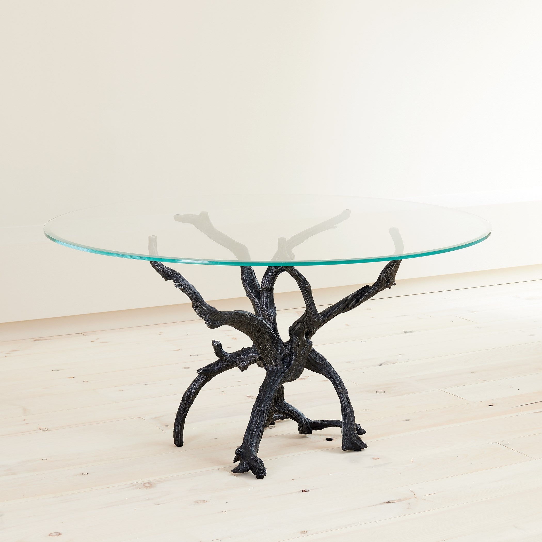 Global Views Monterey Dining Table Natural Iron
