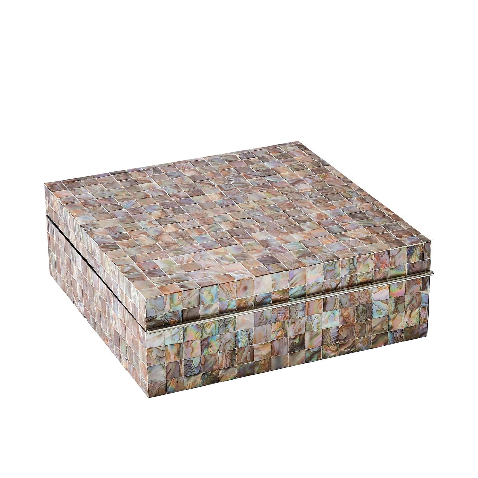 Global Views Mother Of Pearl Box