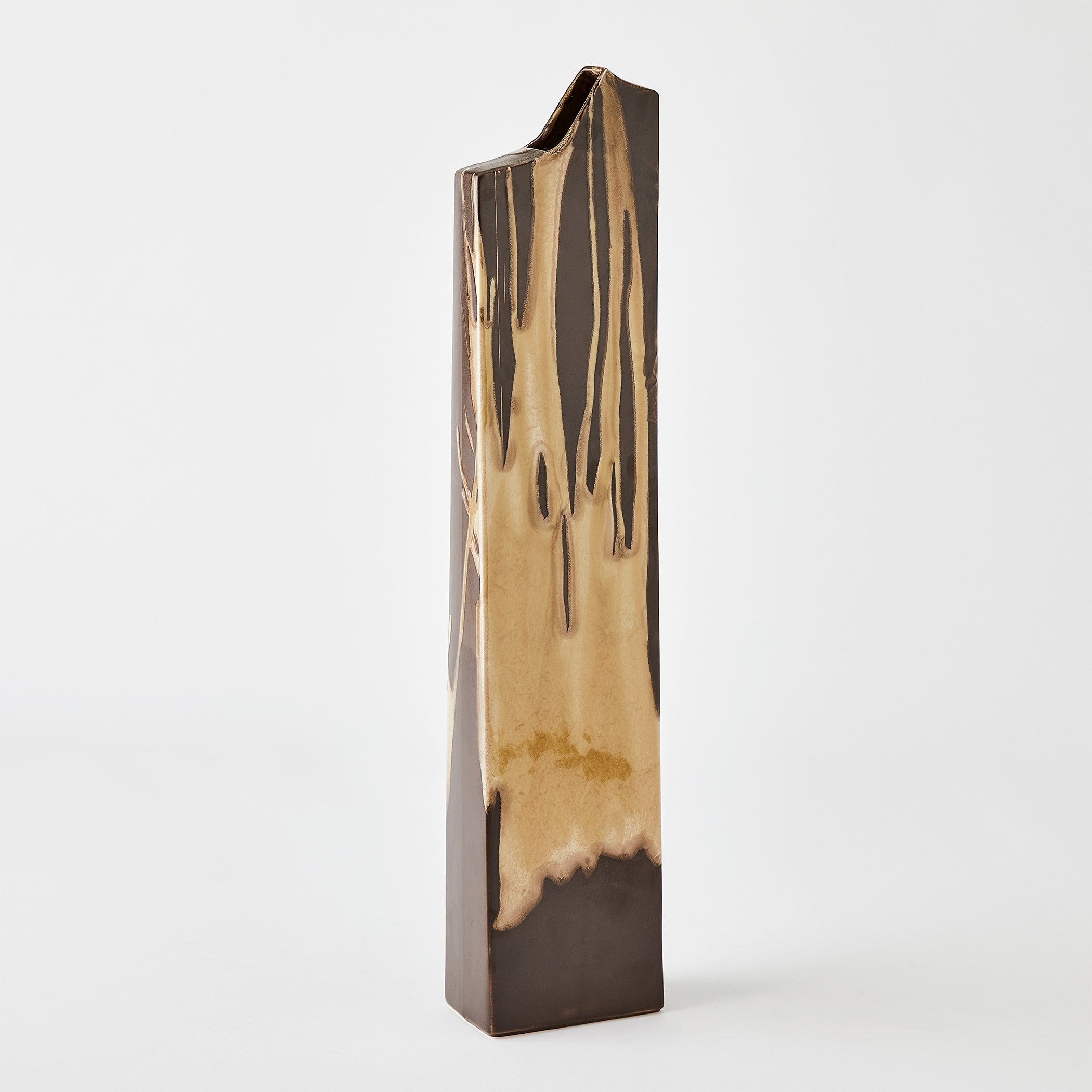 Global Views Column Splash Vase Umber