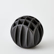 Global Views Matte Black Bud Ball Vase