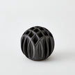 Global Views Matte Black Bud Ball Vase