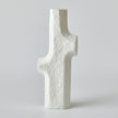 Global Views Matte White Tiered Trunk Vase