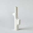Global Views Matte White Tiered Trunk Vase