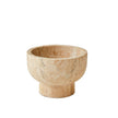 Global Views Travertine Priory Low Bowl