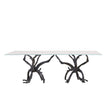 Global Views Monterey Rectangle Dining Table Natural Iron